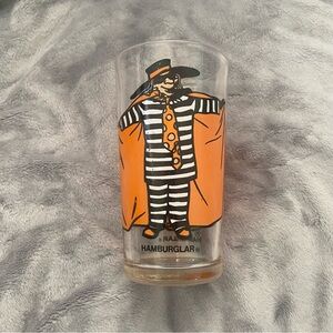 Hamburgler Glass McDonald’s Glassware